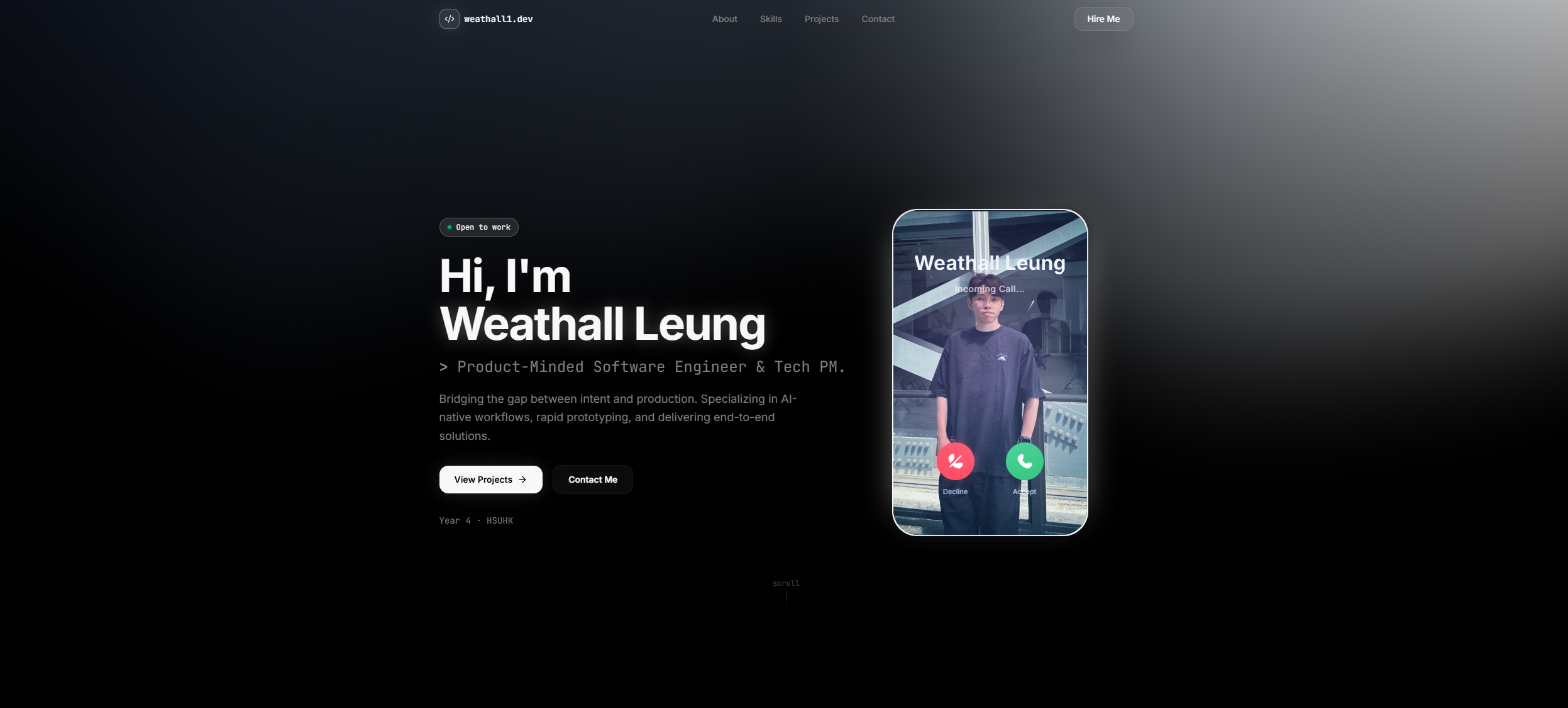 Interactive Personal Portfolio